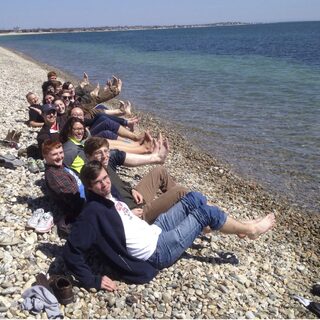 At the beach (EPS 131, 2014)